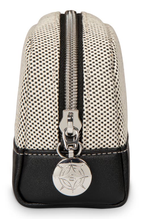 Stephanie Johnson Mini Tropea Onyx Mae Cosmetics Pouch In Black