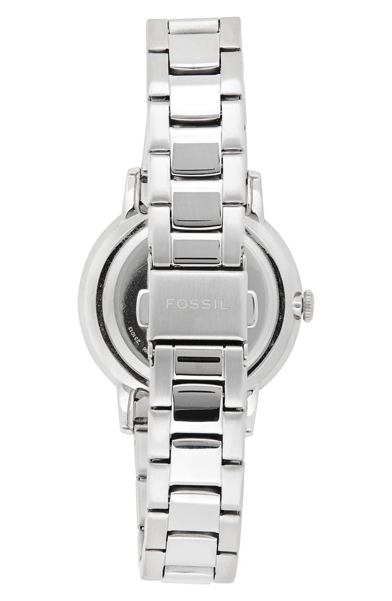 Fossil Scarlette Stainless Steel Bracelet Watch, Alternate, color, Silver