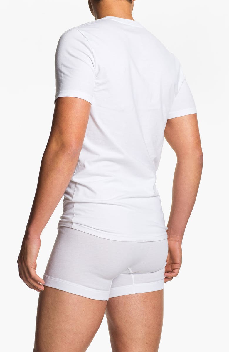 NORDSTROM MEN'S SHOP Trim Fit 4-Pack Crewneck T-Shirts, Alternate, color, 