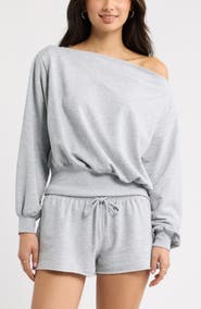 BP. Off the Shoulder Sweatshirt