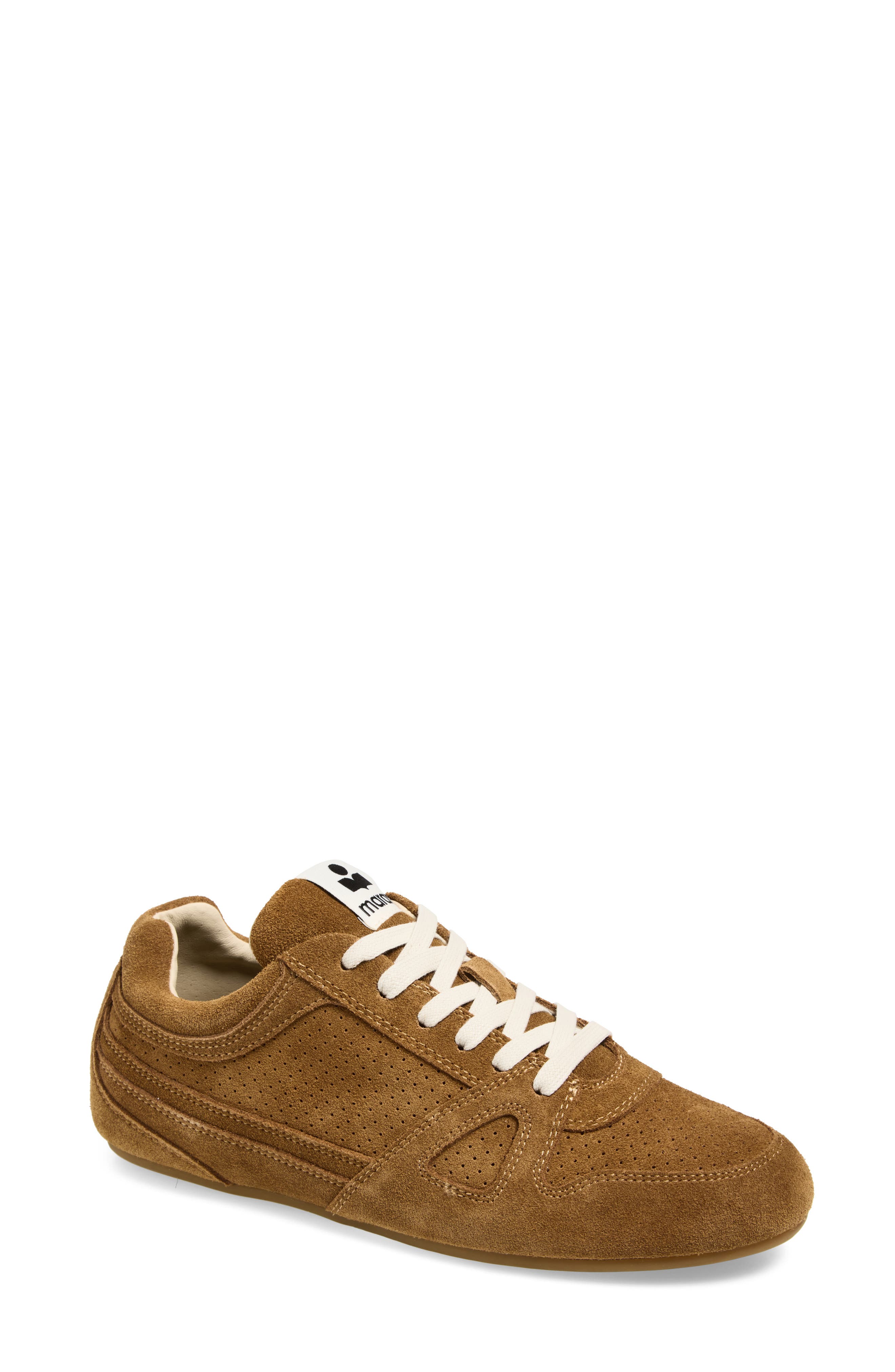 Isabel Marant Senny Low Top Sneaker, Main, color, Cognac