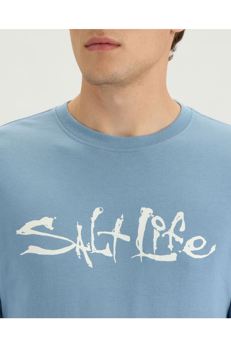 Signature Long Sleeve Tee, Alternate, color, WINDWARD BLUE
