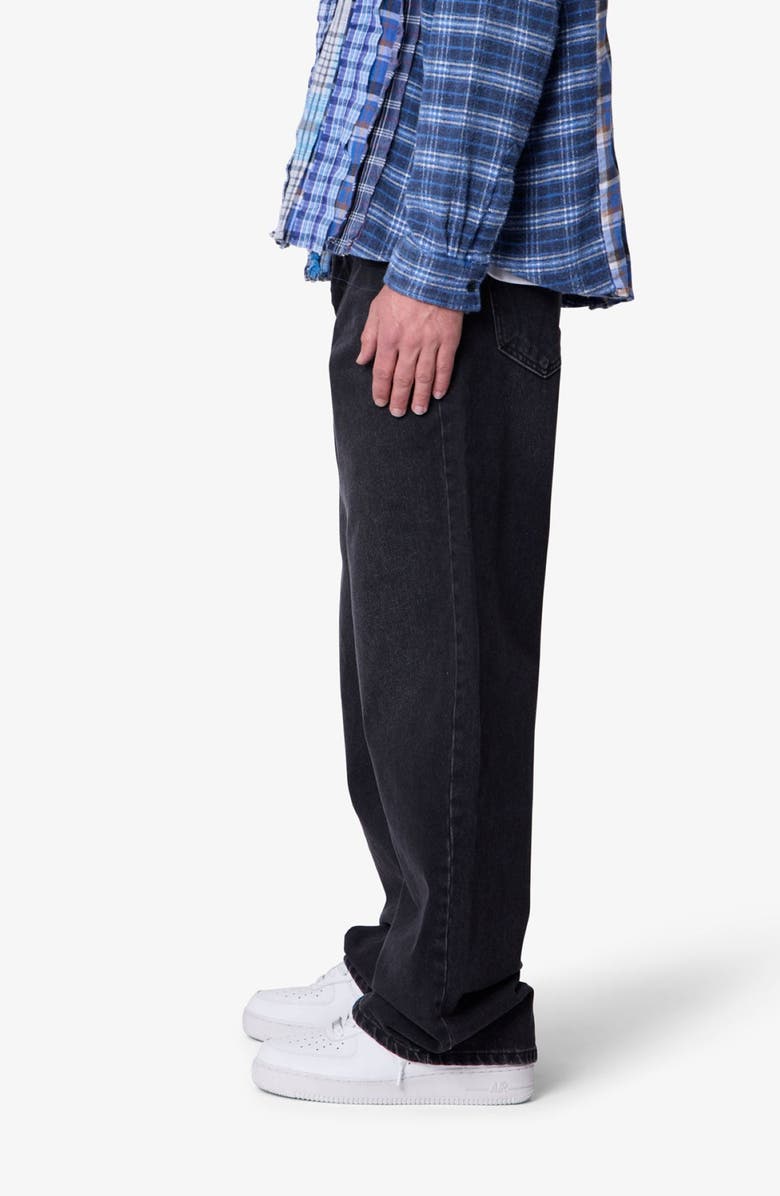 mnml Baggy Denim Jeans, Alternate, color, Stone Wash Black