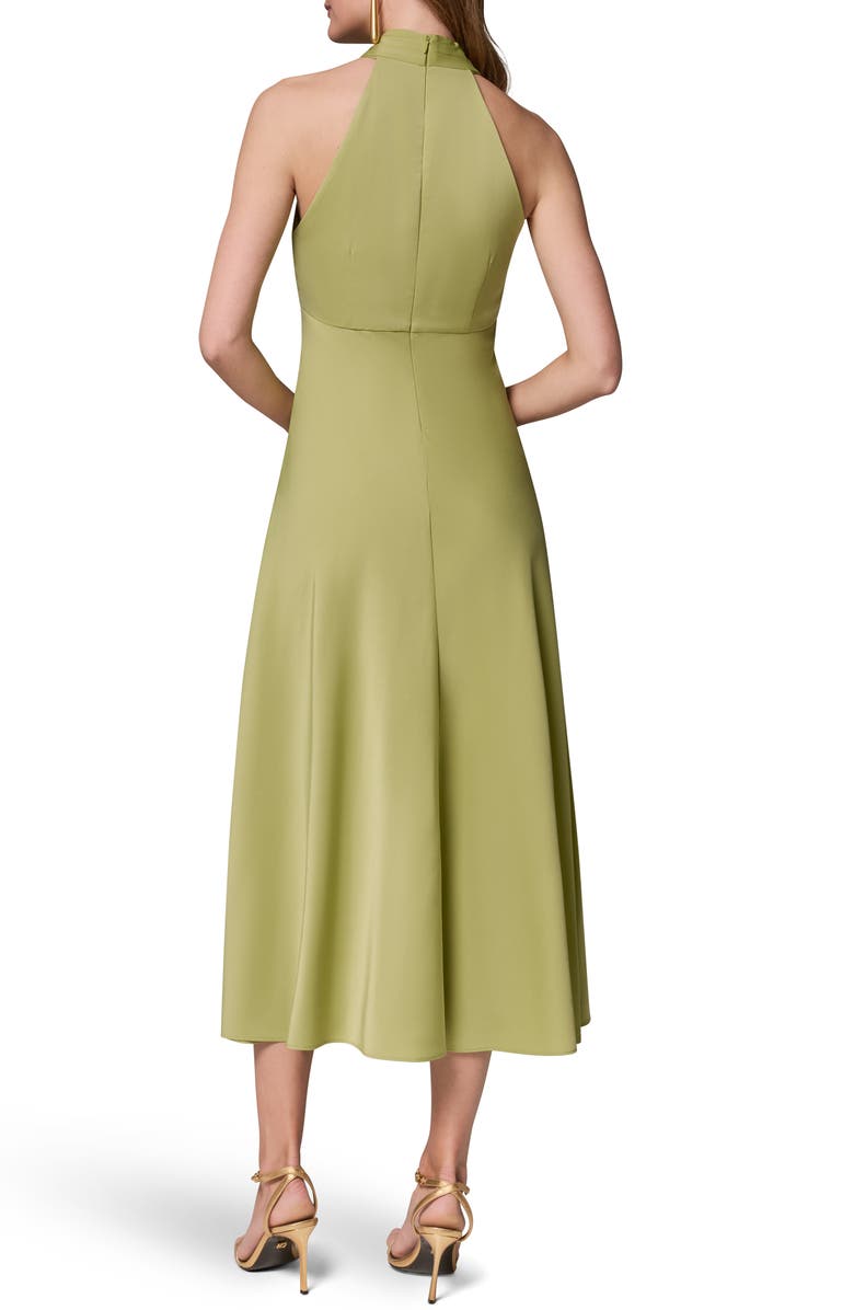 Donna Karan New York A-Line Halter Dress, Alternate, color, Kiwi