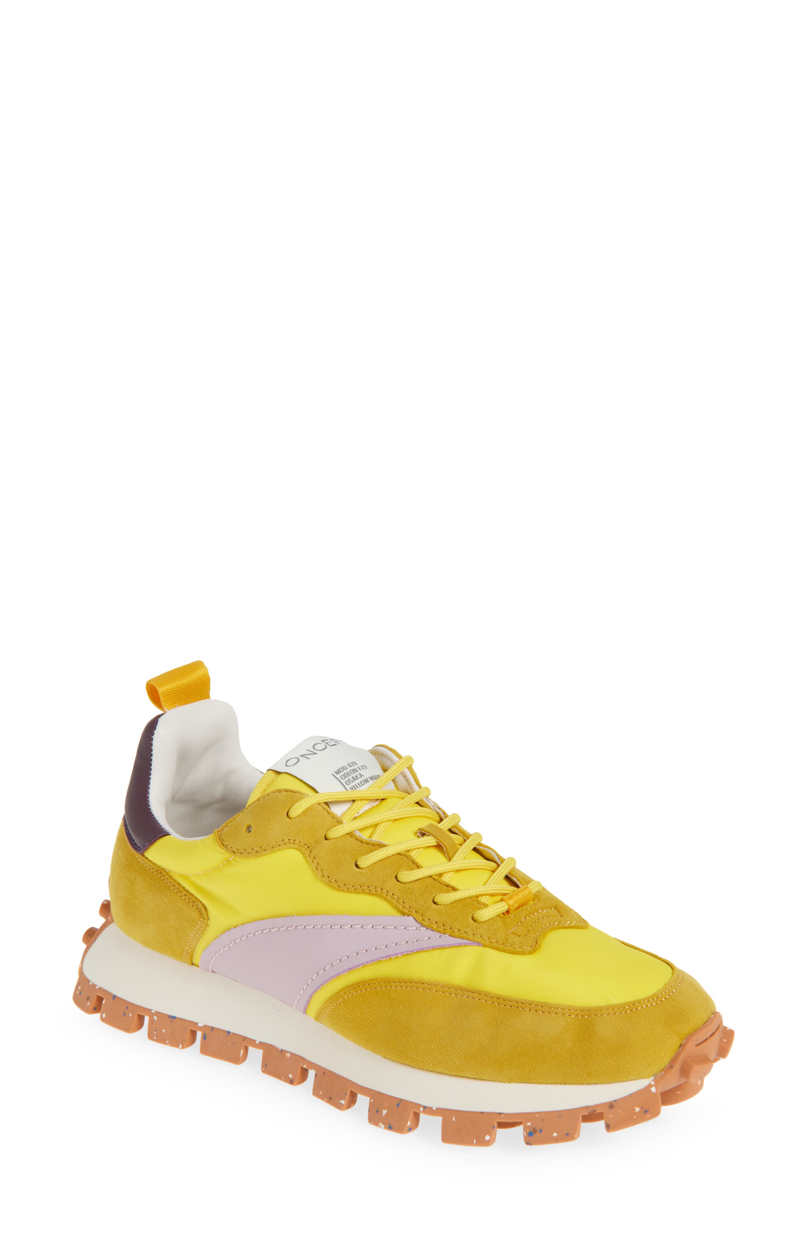 Oncept Osaka Lug Sole Sneaker, Main, color, Yellow Maize