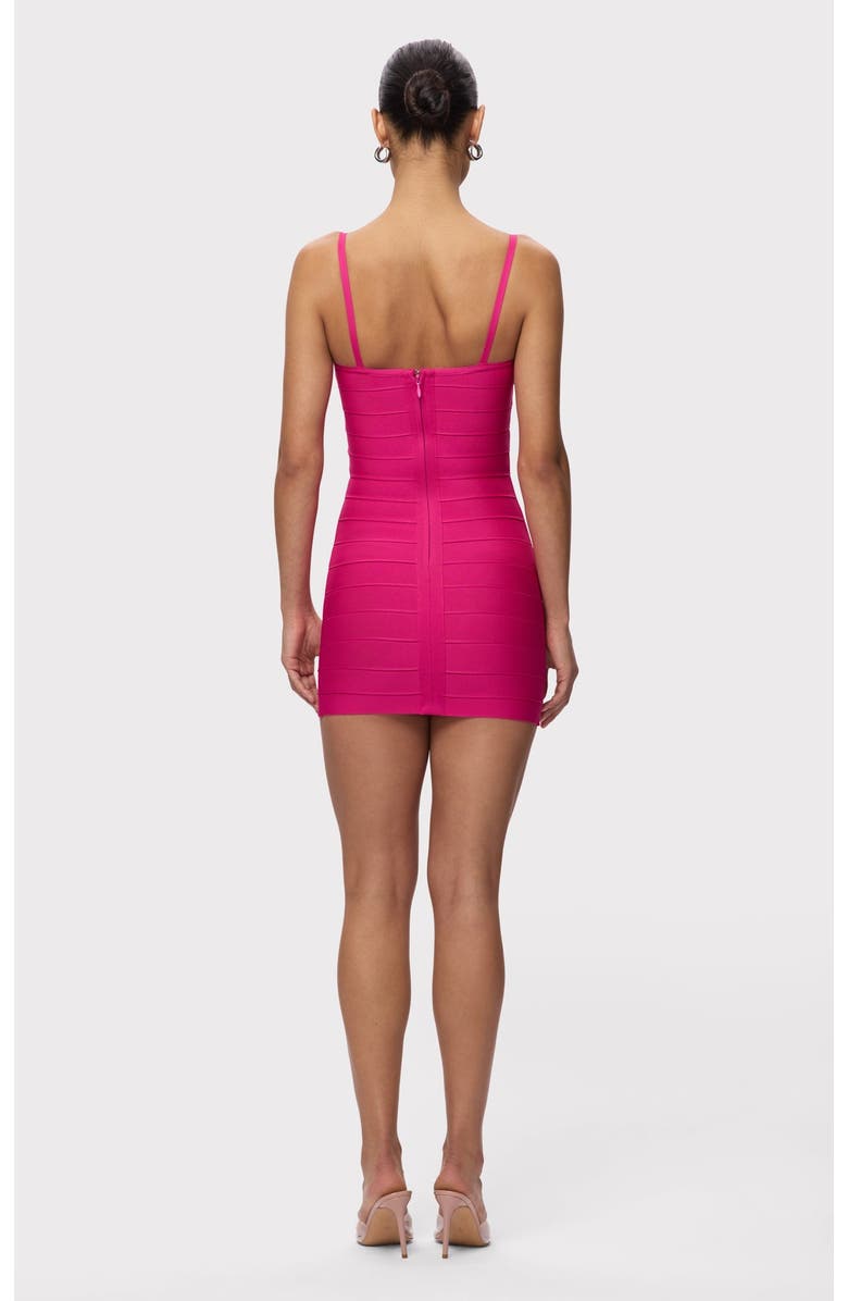 Herve Leger The After Party Dress, Alternate, color, Punch