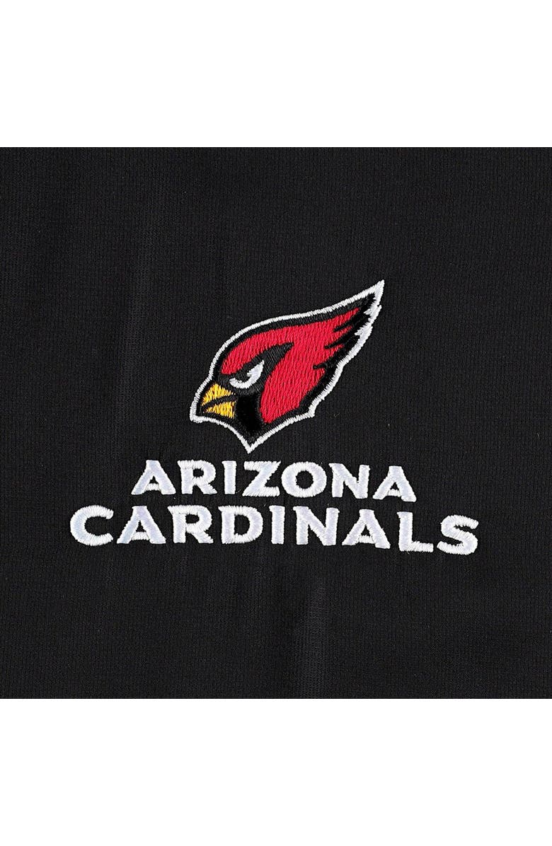 DUNBROOKE Men's Dunbrooke Black Arizona Cardinals Hurricane Raglan Full-Zip Windbreaker Jacket, Alternate, color, 