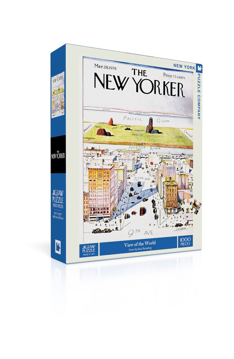 NEW YORK PUZZLE COMPANY View of the World 1000 Piece Puzzle, Alternate, color, NO COLOR