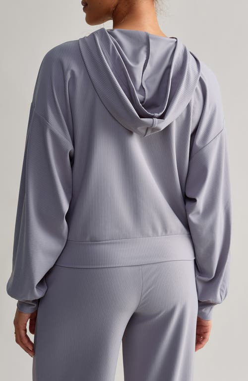 Rhone Ripple Hoodie In Gray
