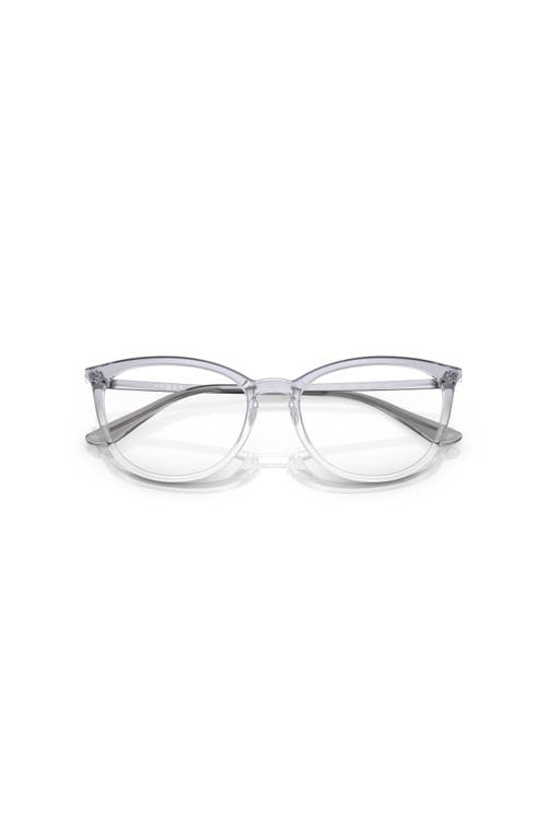 Vogue Eyewear 53mm Cat Eye Optical Glasses In Transparent