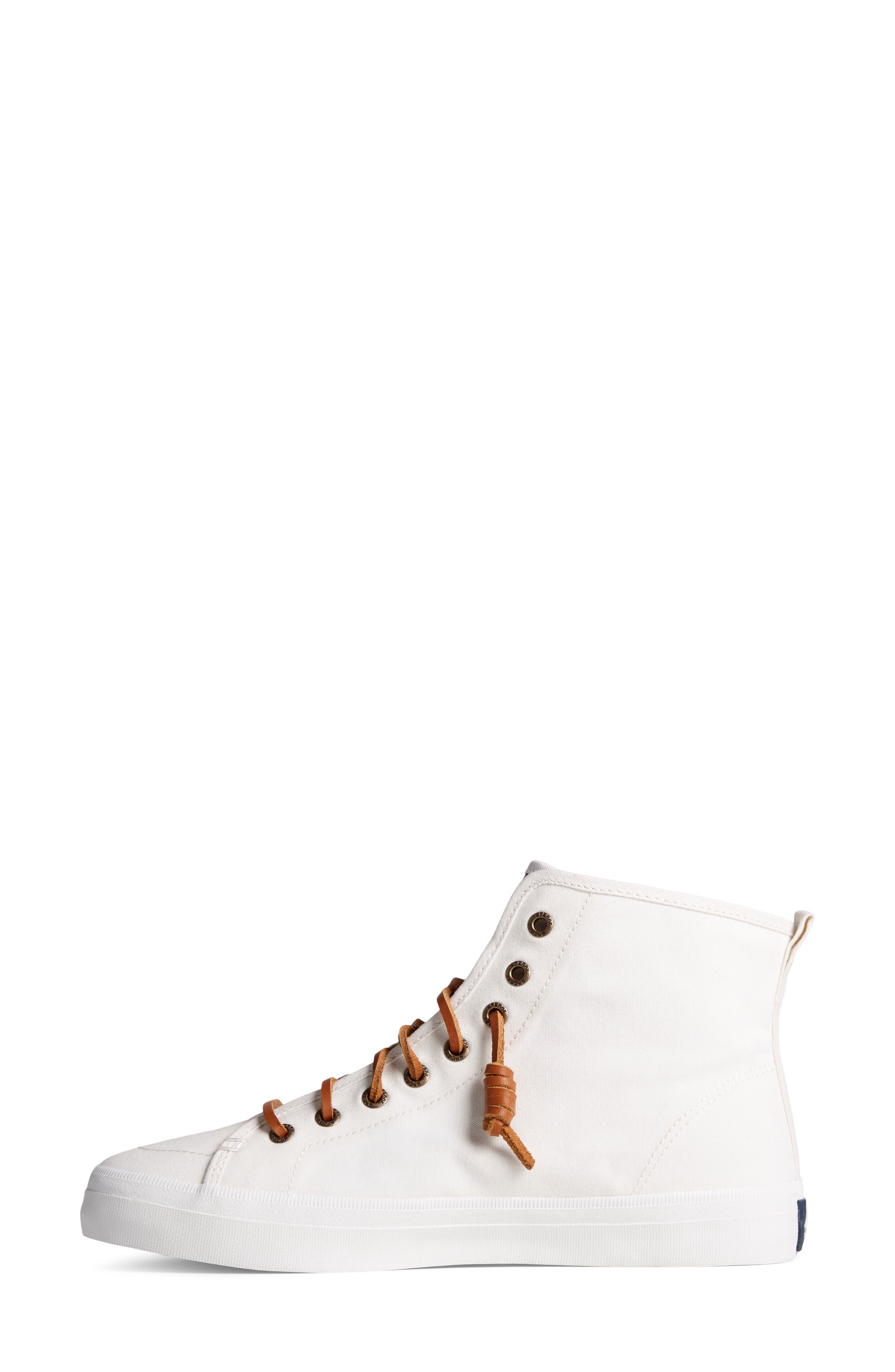 Crest Seacycled™ High Top Sneaker, Alternate, color, WHITE