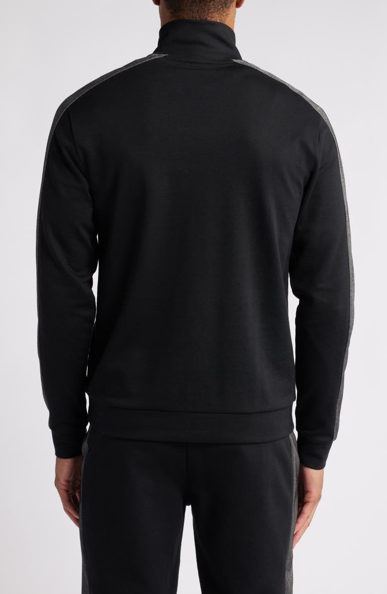 BOSS Quarter Zip Logo Pullover, Alternate, color, 