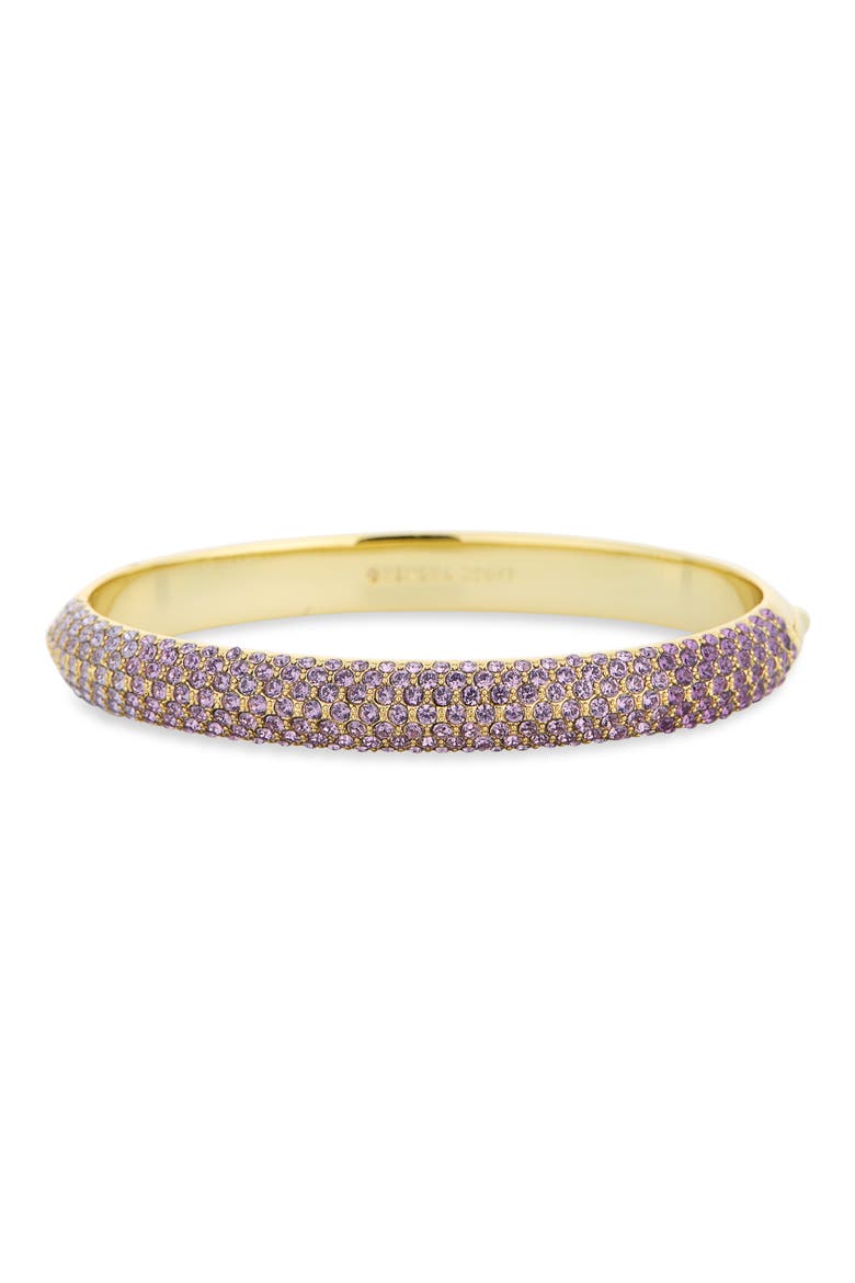 Mikki Pavé Bangle Bracelet, Main, color, GLD PRL MAV OMBR MIX M/L