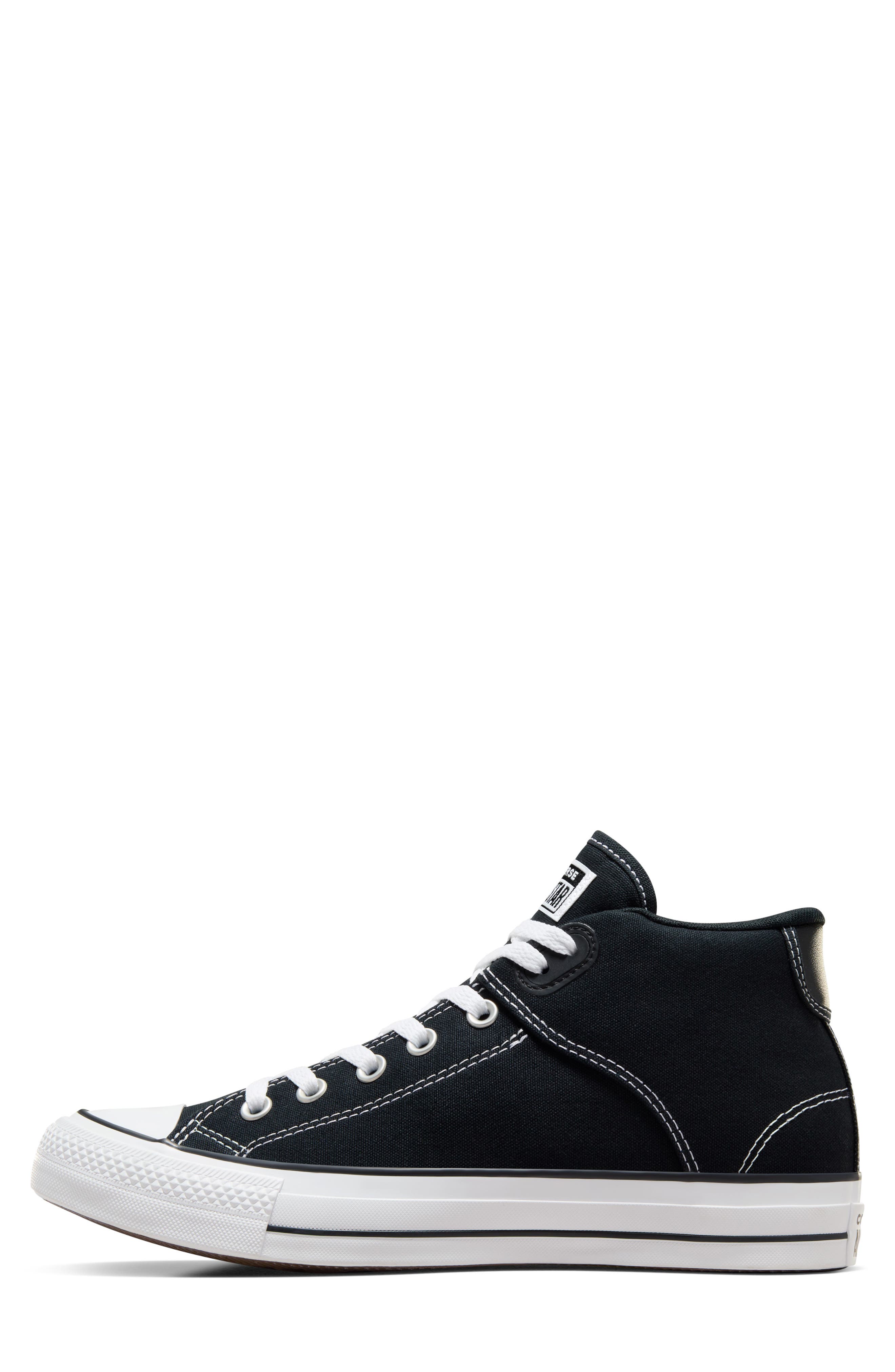 Converse Gender Inclusive Chuck Taylor<sup>®</sup> All Star<sup>®</sup> Tremont Street High Top Sneaker, Alternate, color, Black/ White/ Black