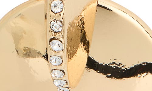 Vince Camuto Interlocking Disc Stud Earrings In Goldtone