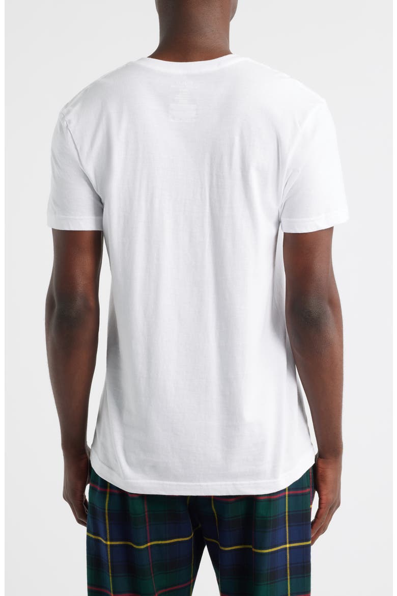 3-Pack Cotton V-Neck T-Shirts, Alternate, color, WHITE