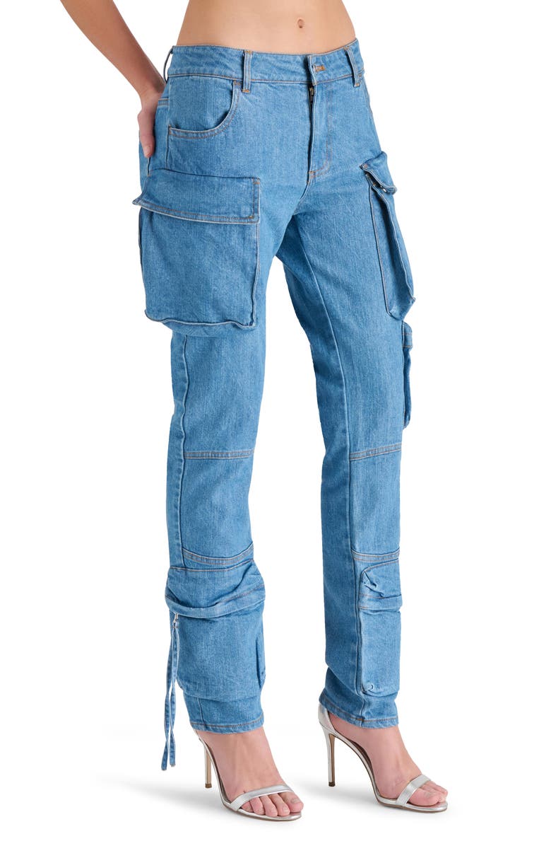 Steve Madden Duo Skinny Cargo Jeans, Alternate, color, 