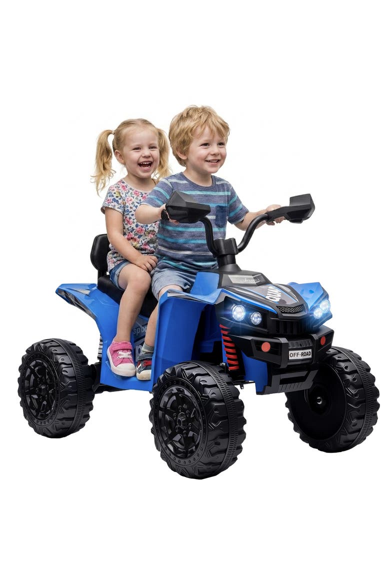 2-Seater Electric ATV Quad Ride On, Main, color, Blue