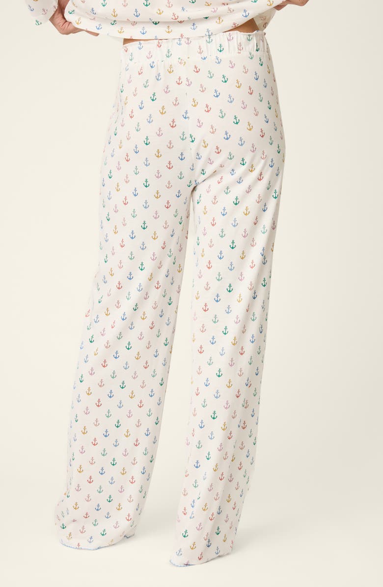 PJ Salvage Meet Me By the Sea Jersey Pajama Pants, Alternate, color, 