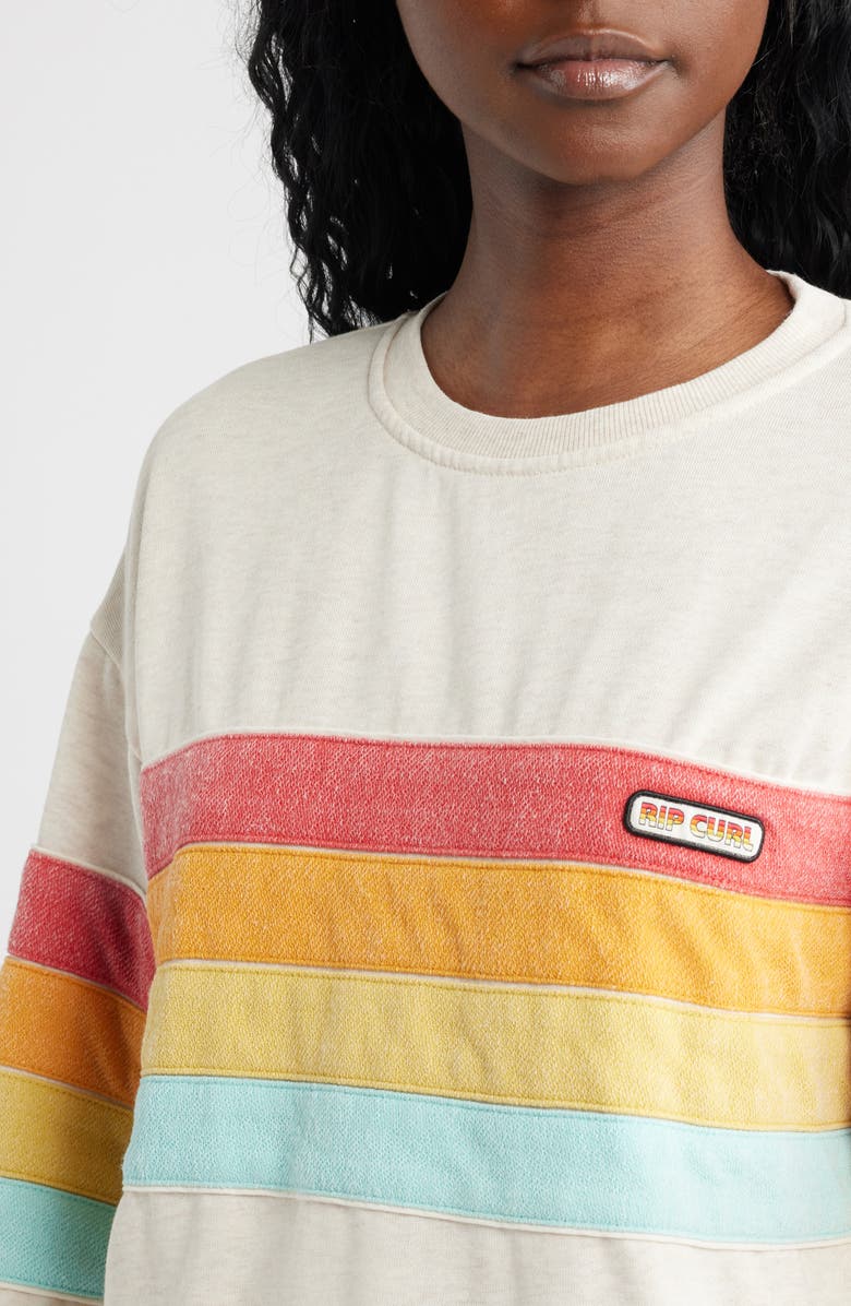 Rip Curl Surf Revival Relaxed Sweatshirt, Alternate, color, Oatmeal