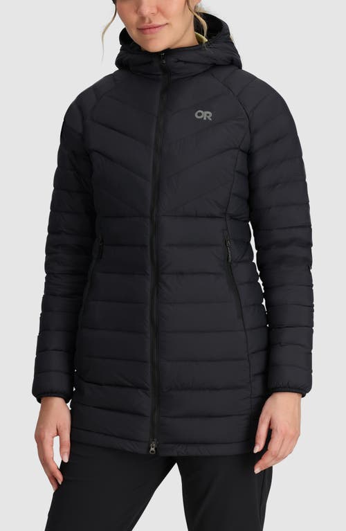 Outdoor Research Transcendent Water Resistant 800 Fill Power Down Coat In Burgundy