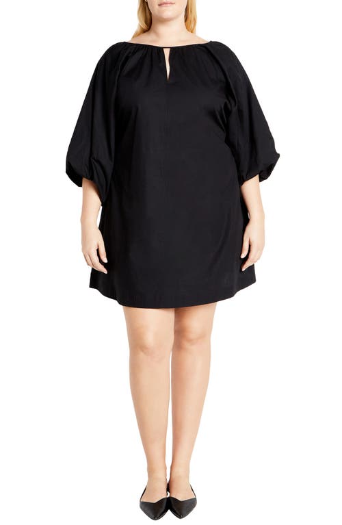 City Chic Lexi Minidress In Black