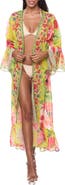 RANEES Floral Ruffle Duster
