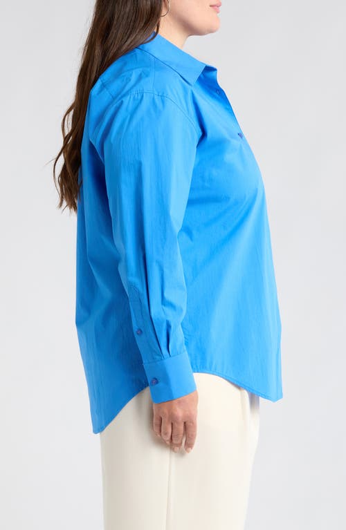 NORDSTROM NORDSTROM COTTON POPLIN BUTTON-UP SHIRT