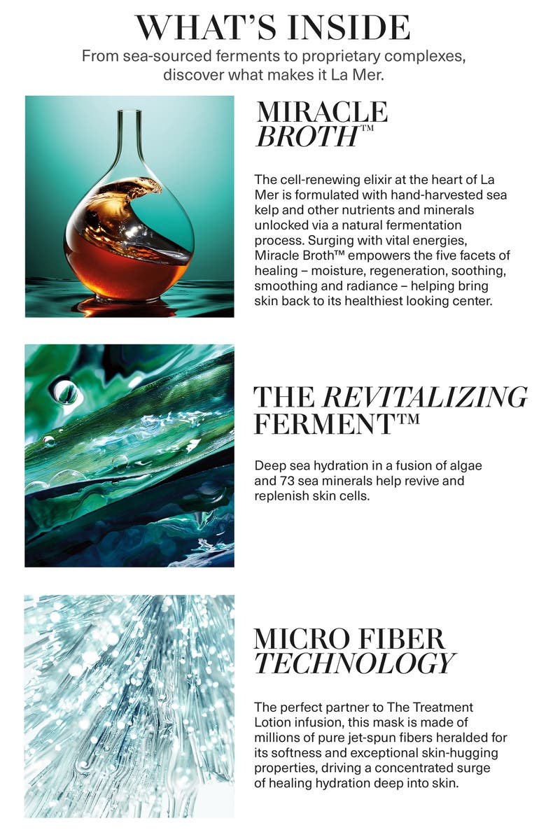 La Mer The Treatment Lotion Hydrating Mask, Alternate, color, 