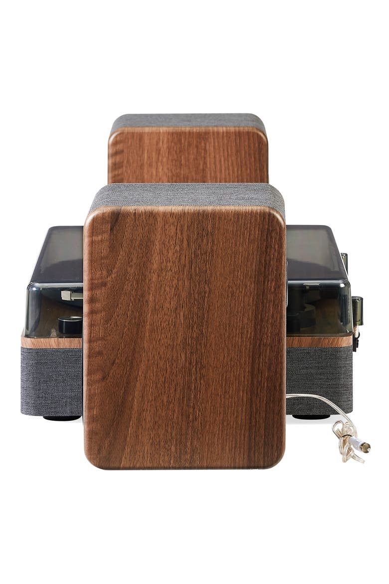 Nocturne Bluetooth® Record Player & Speakers, Alternate, color, CHARCOAL