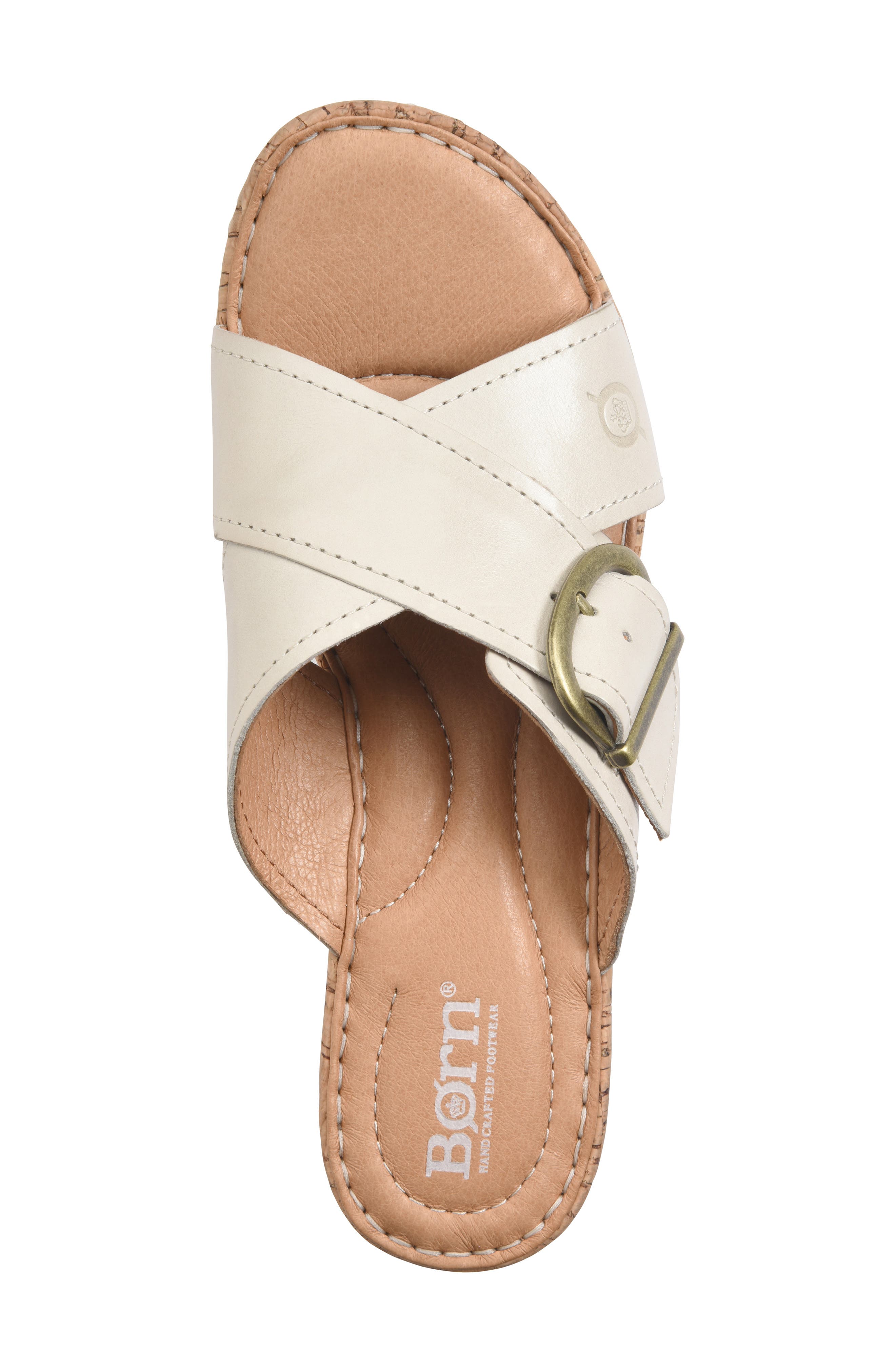Devona Platform Wedge Sandal, Alternate, color, WHITE LEATHER