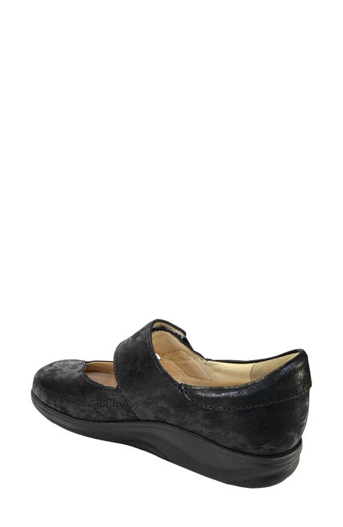 Finn Comfort Nagasake Mary Jane Loafer In Black