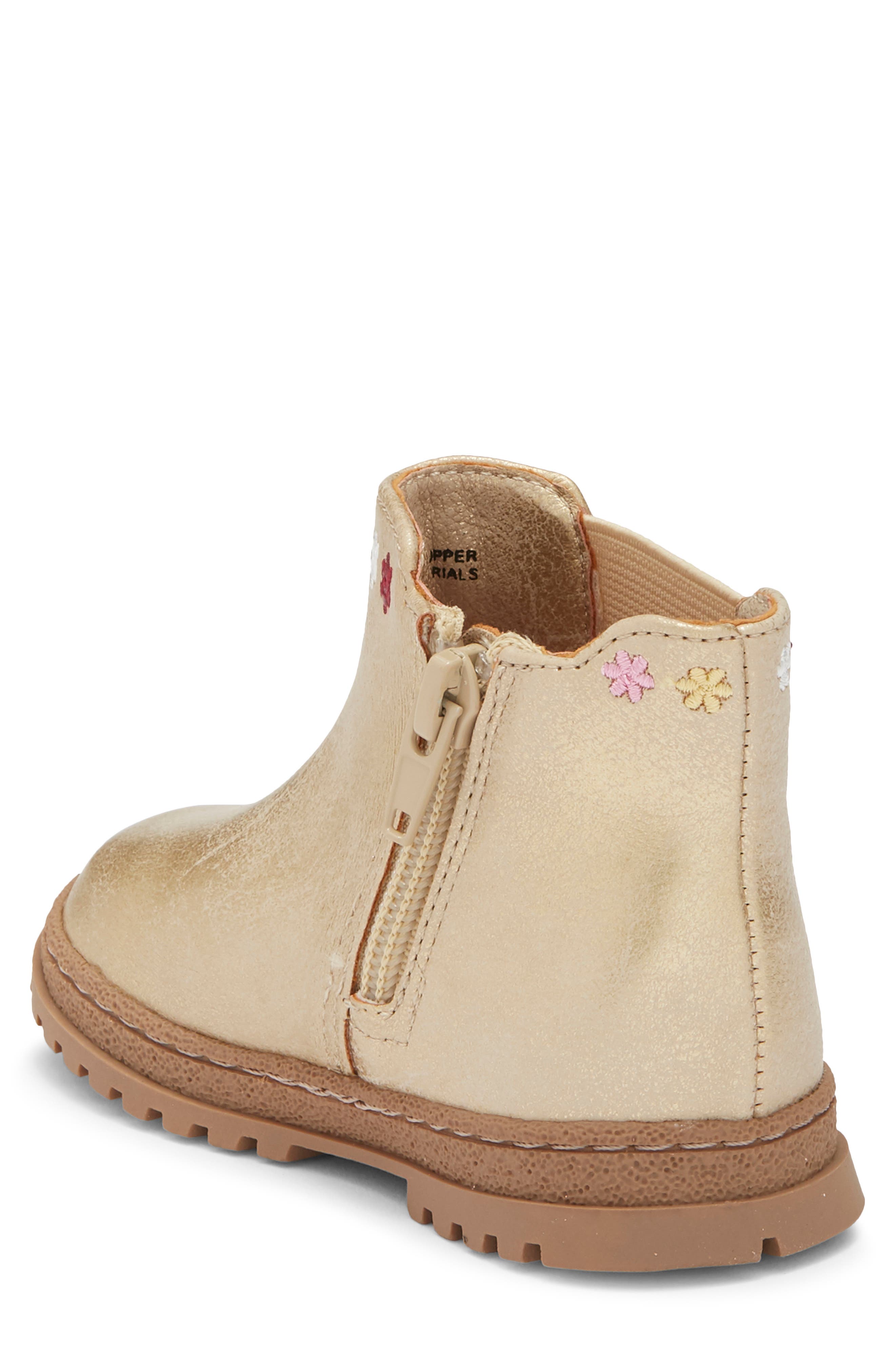 Kids' Ariana Bootie, Alternate, color, GOLD METALLIC