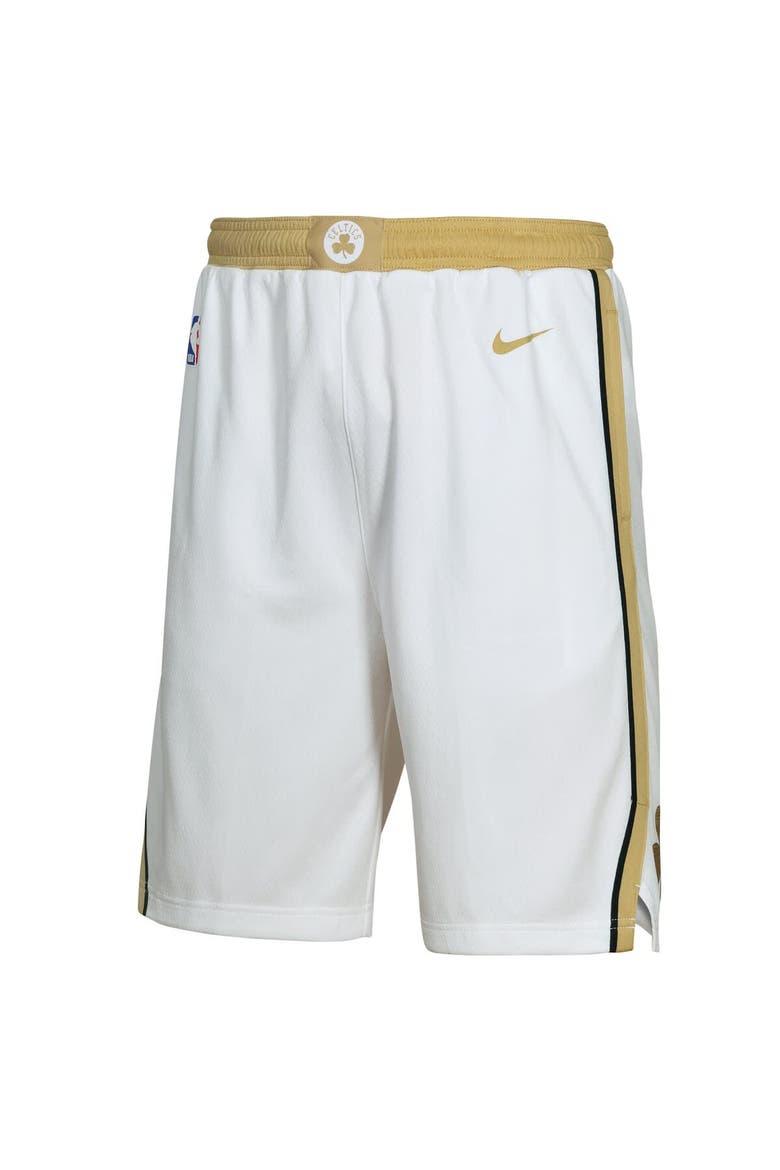 Youth Nike White Boston Celtics 2025/26 City Edition Swingman Performance Shorts, Alternate, color, White