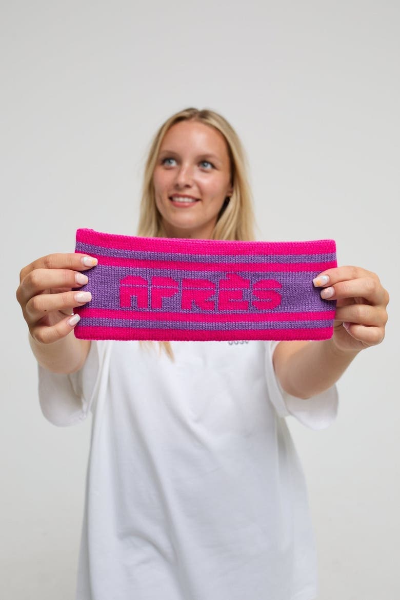Après Headband - Purple and Pink, Alternate, color, Purple and Pink