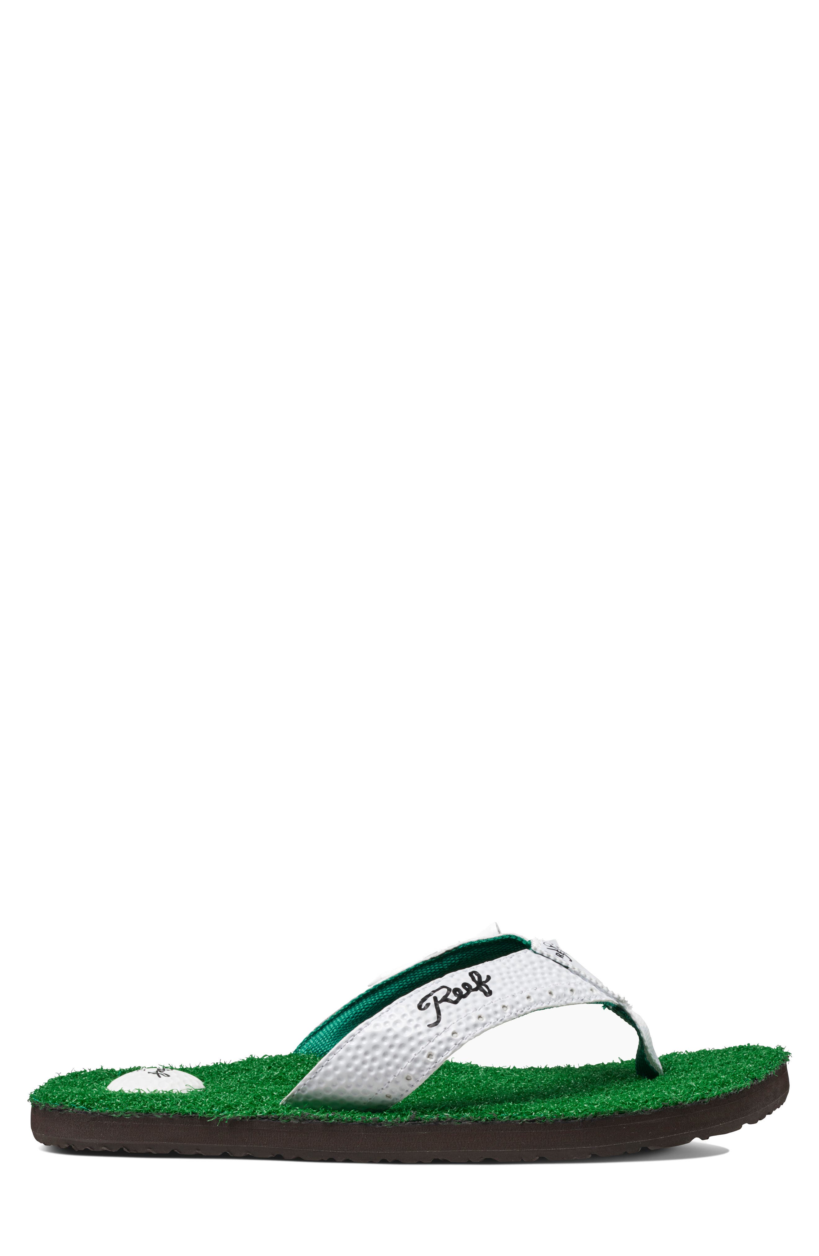 Reef Mulligan II Flip Flop, Alternate, color, Green