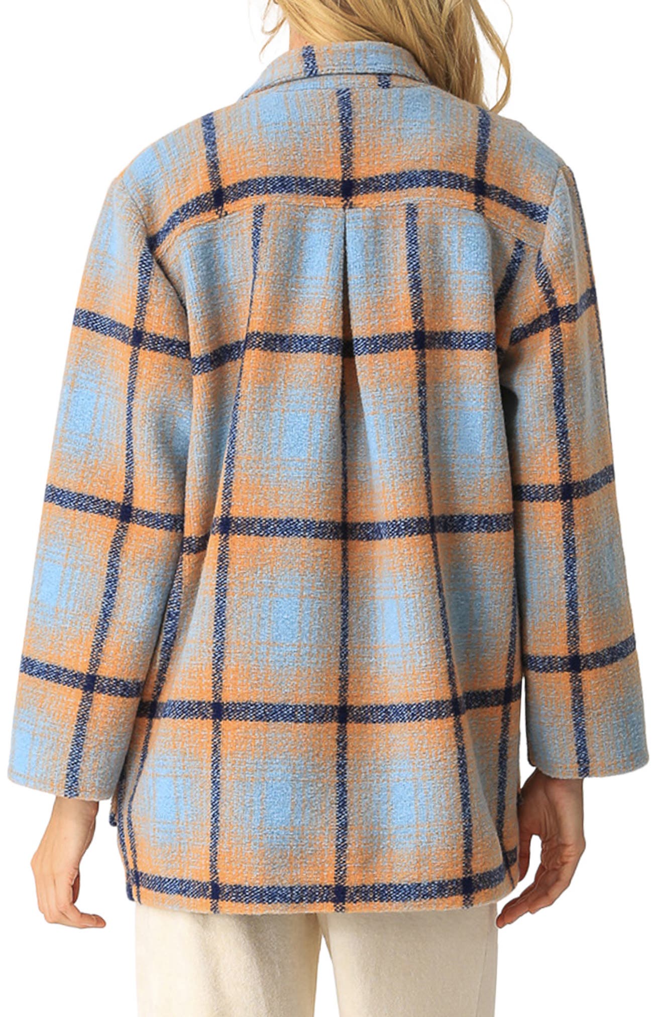 Electric & Rose Madison Plaid Wool Blend Coat (Women) | Nordstrom