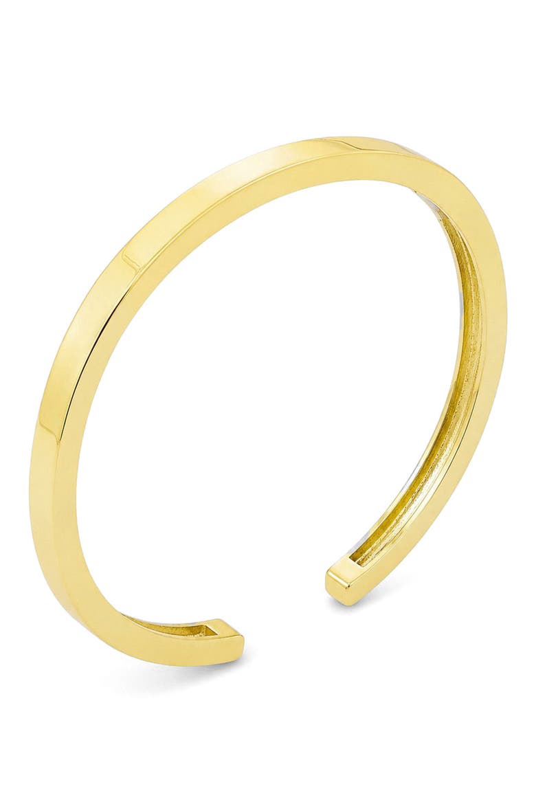 Modern Line Cuff, Main, color, YELLOW GOLD