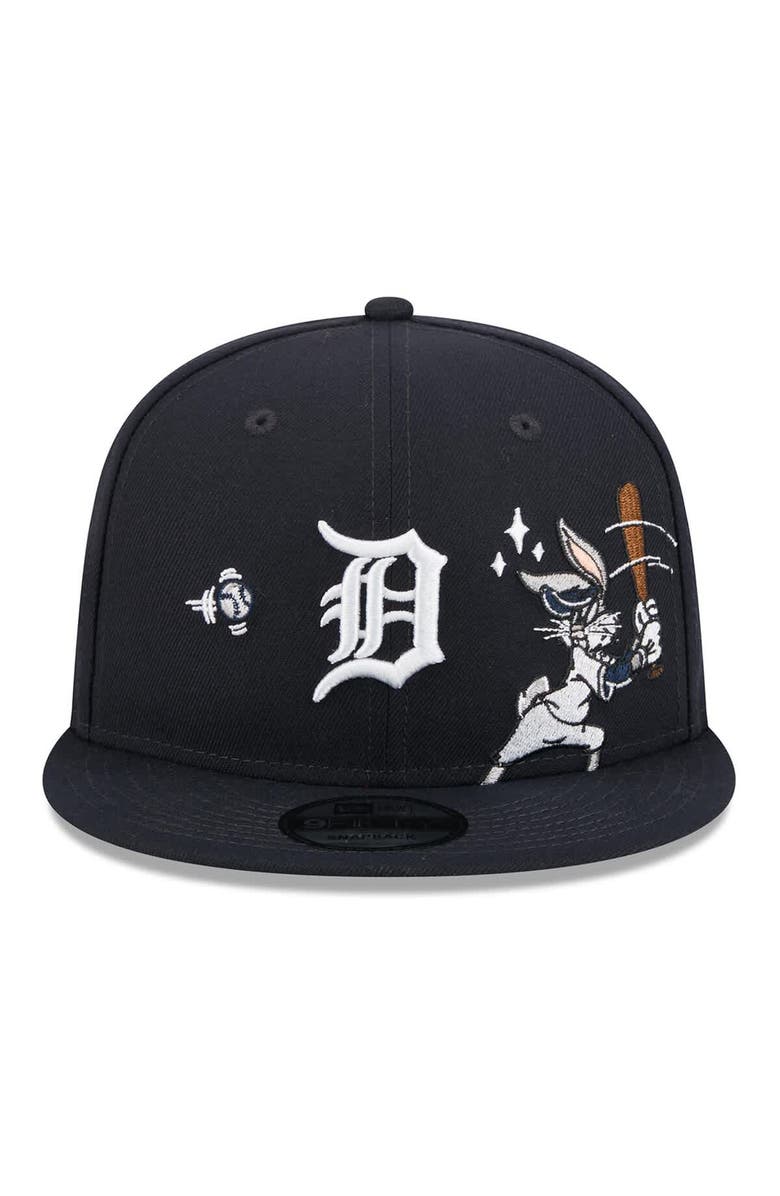 New Era Men's New Era Navy Detroit Tigers Looney Tunes Bugs Bunny 9FIFTY Snapback Hat, Alternate, color, Navy