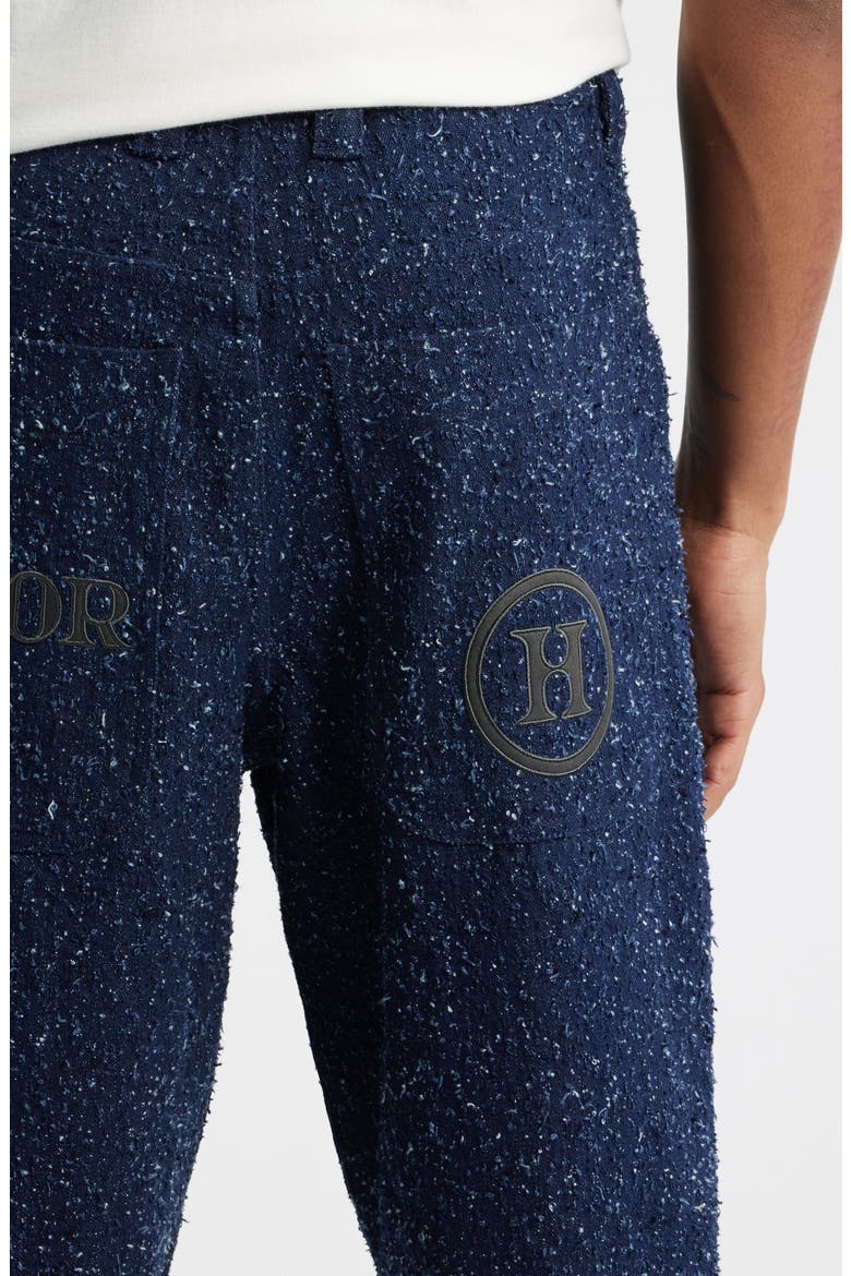 Nep Yarn Wide Leg Pants, Alternate, color, BLUE