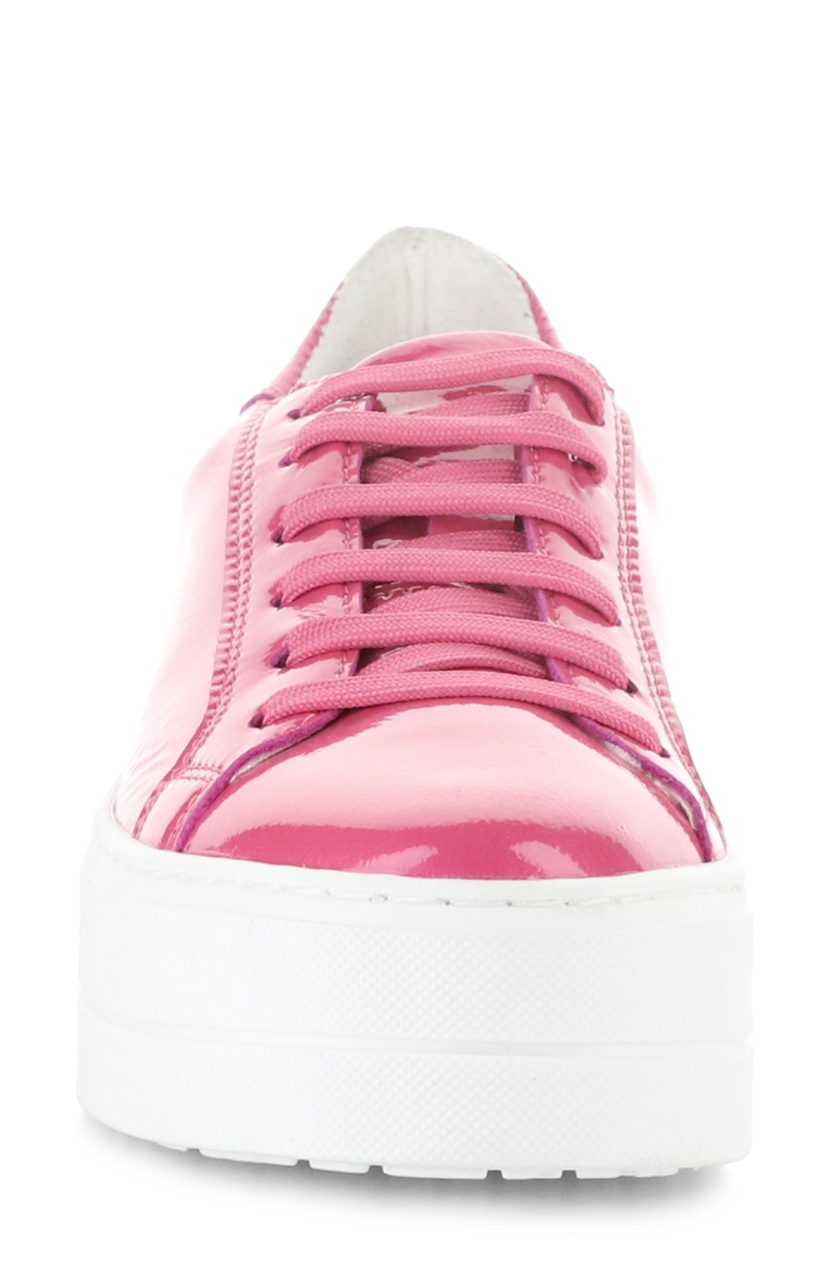 Maya Platform Sneaker, Alternate, color, RASBERRY SORBET PATENT