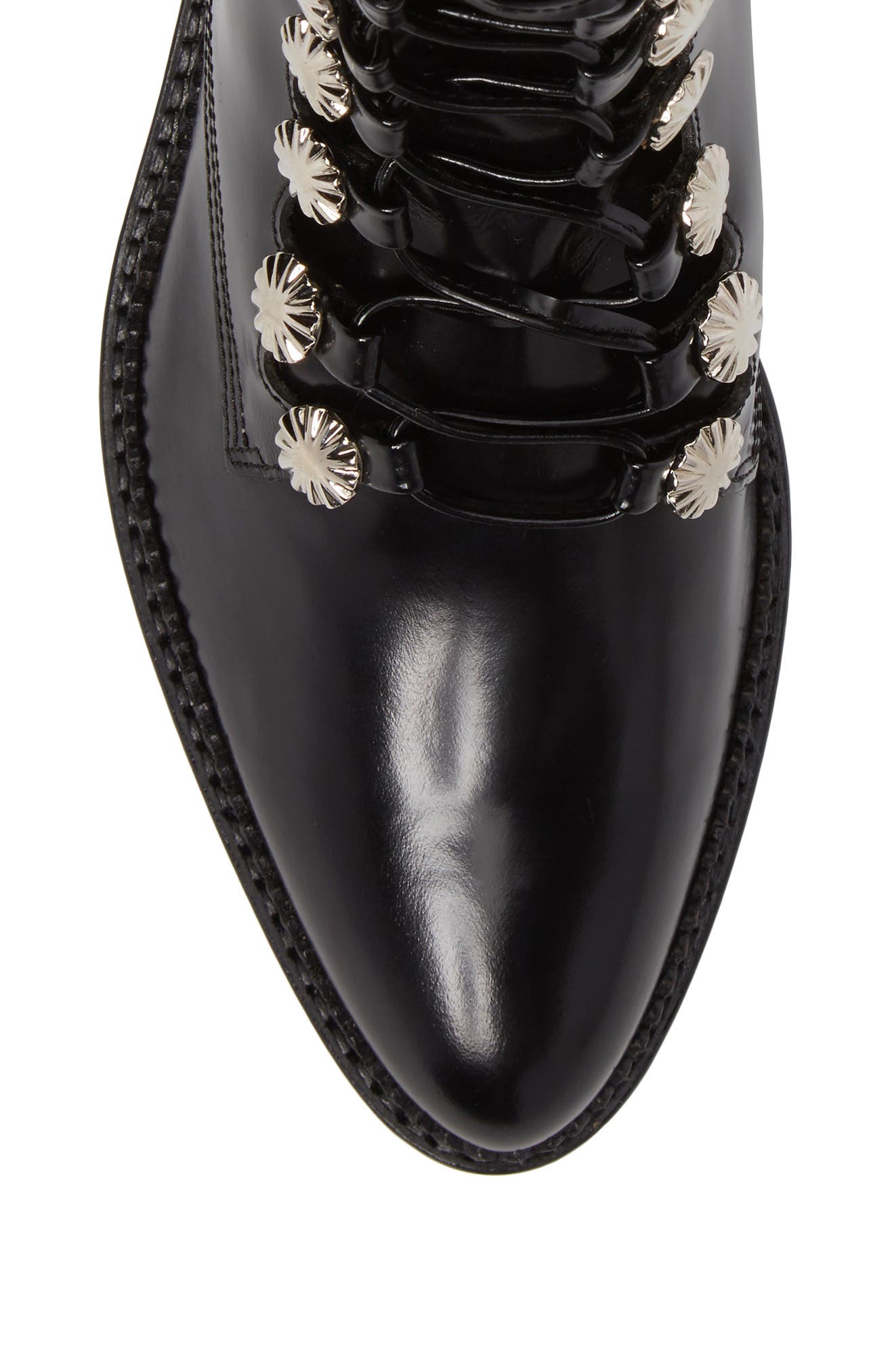 Toga Pulla Embellished Lace-Up Boot, Alternate, color, 