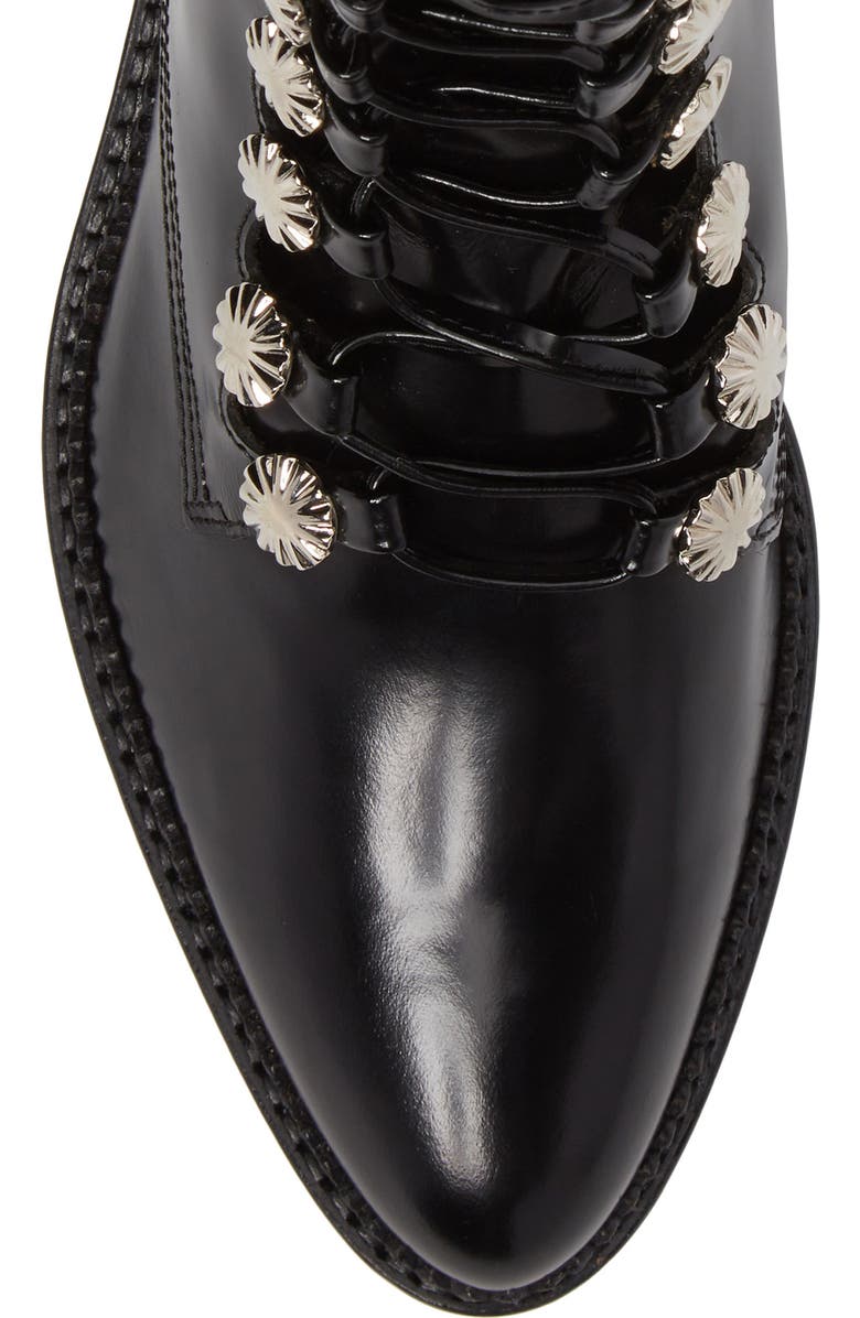 Toga Pulla Embellished Lace-Up Boot, Alternate, color,