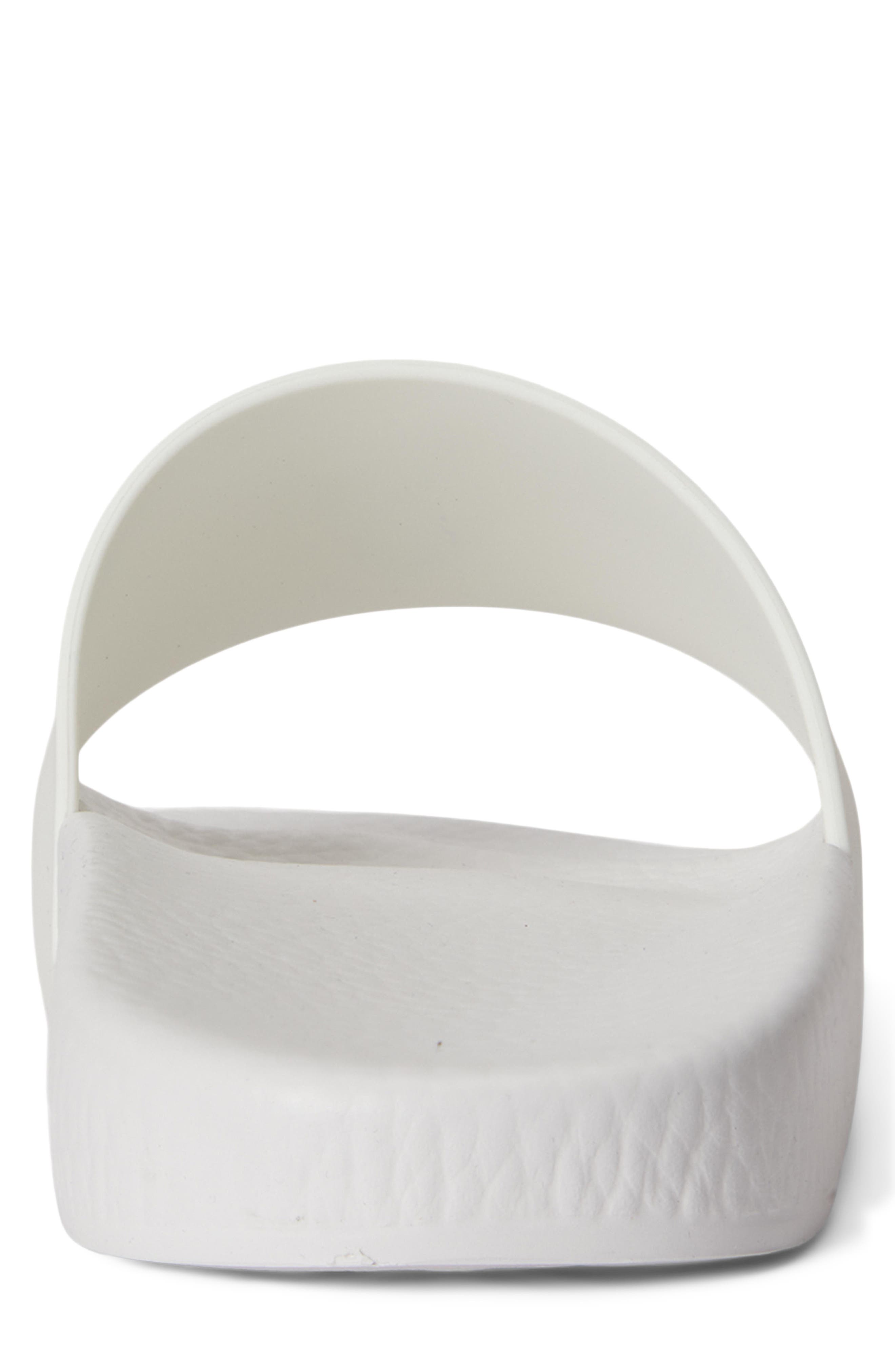 Signature Pony Slide, Alternate, color, WHITE BEACH SHOP BEAR
