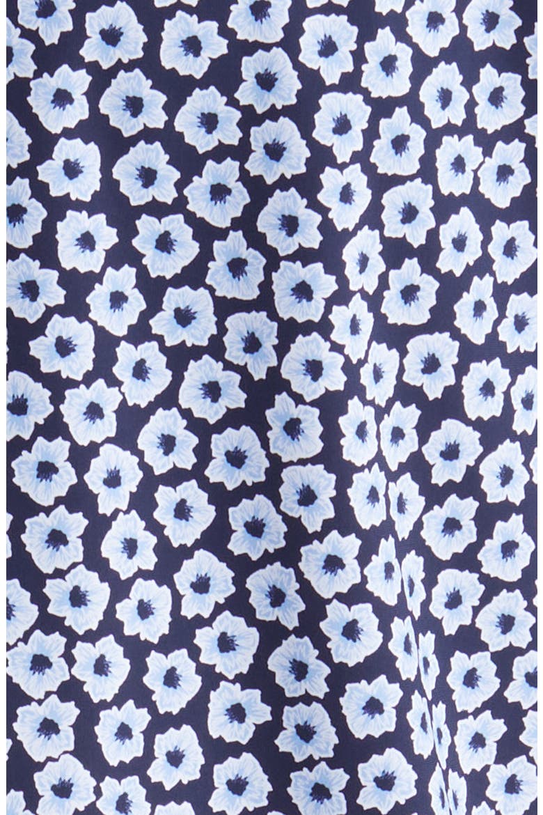 Roan Floral Short Sleeve Stretch Button-Up Shirt, Alternate, color, NAVY
