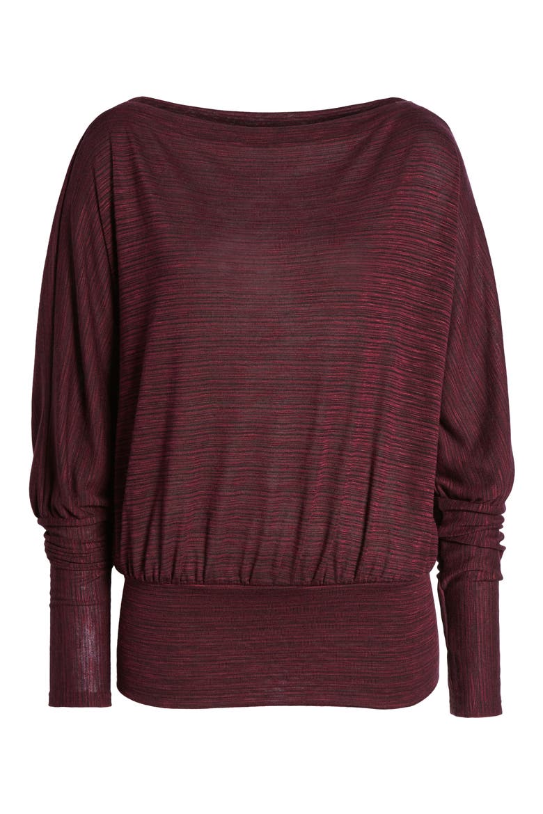 Blouson Top, Alternate, color, PINOT