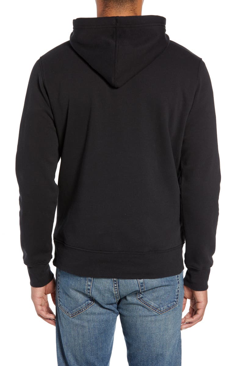 The North Face Logo Patch Pullover Hoodie, Alternate, color,