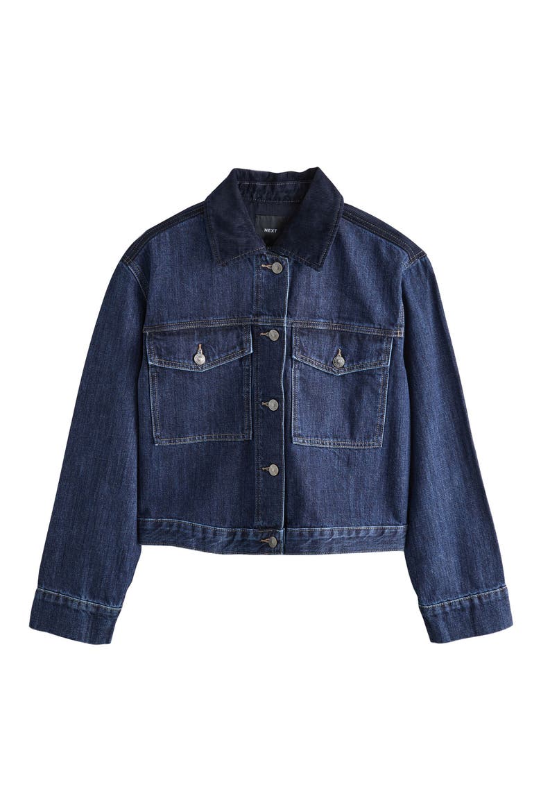 Two Tone Denim Jacket, Alternate, color, BLUE