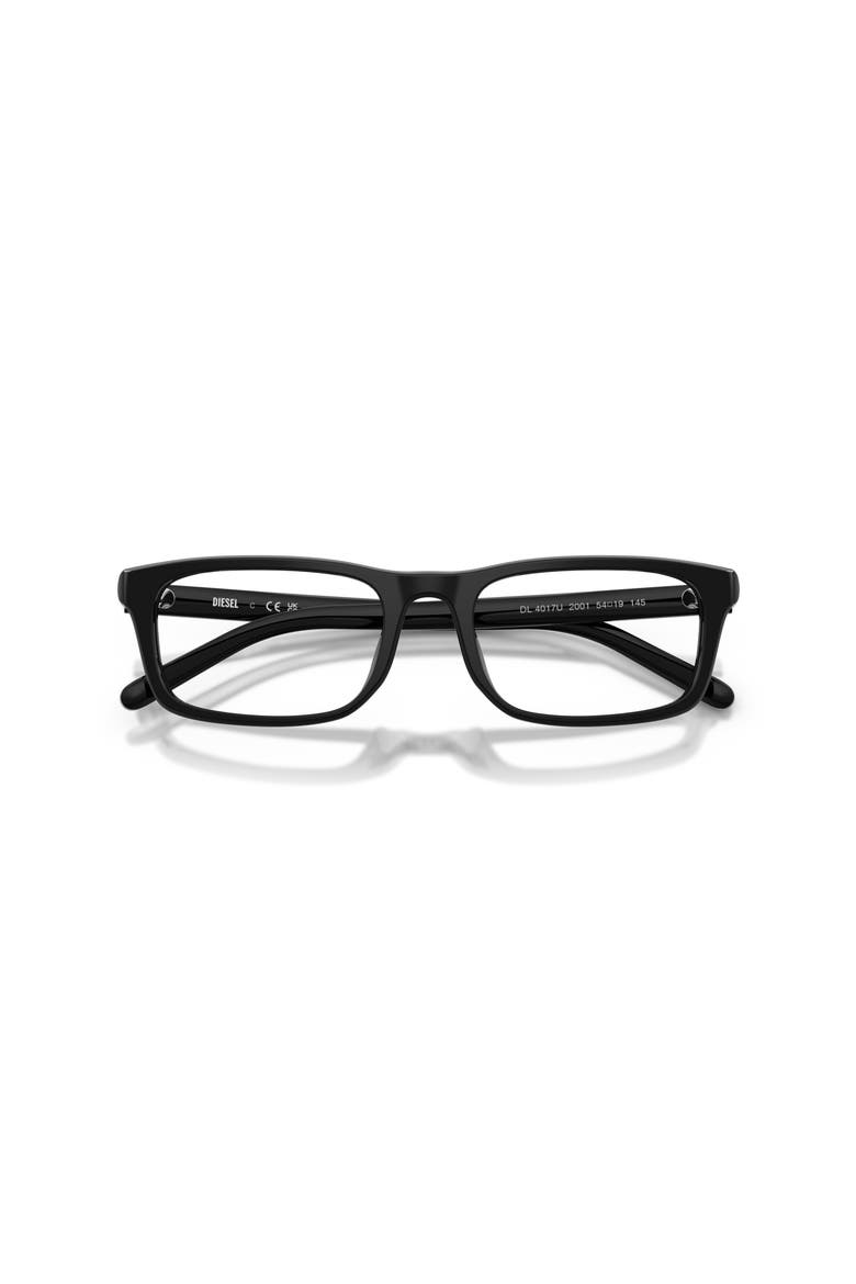 52mm Rectangle optical glasses, Alternate, color, Black