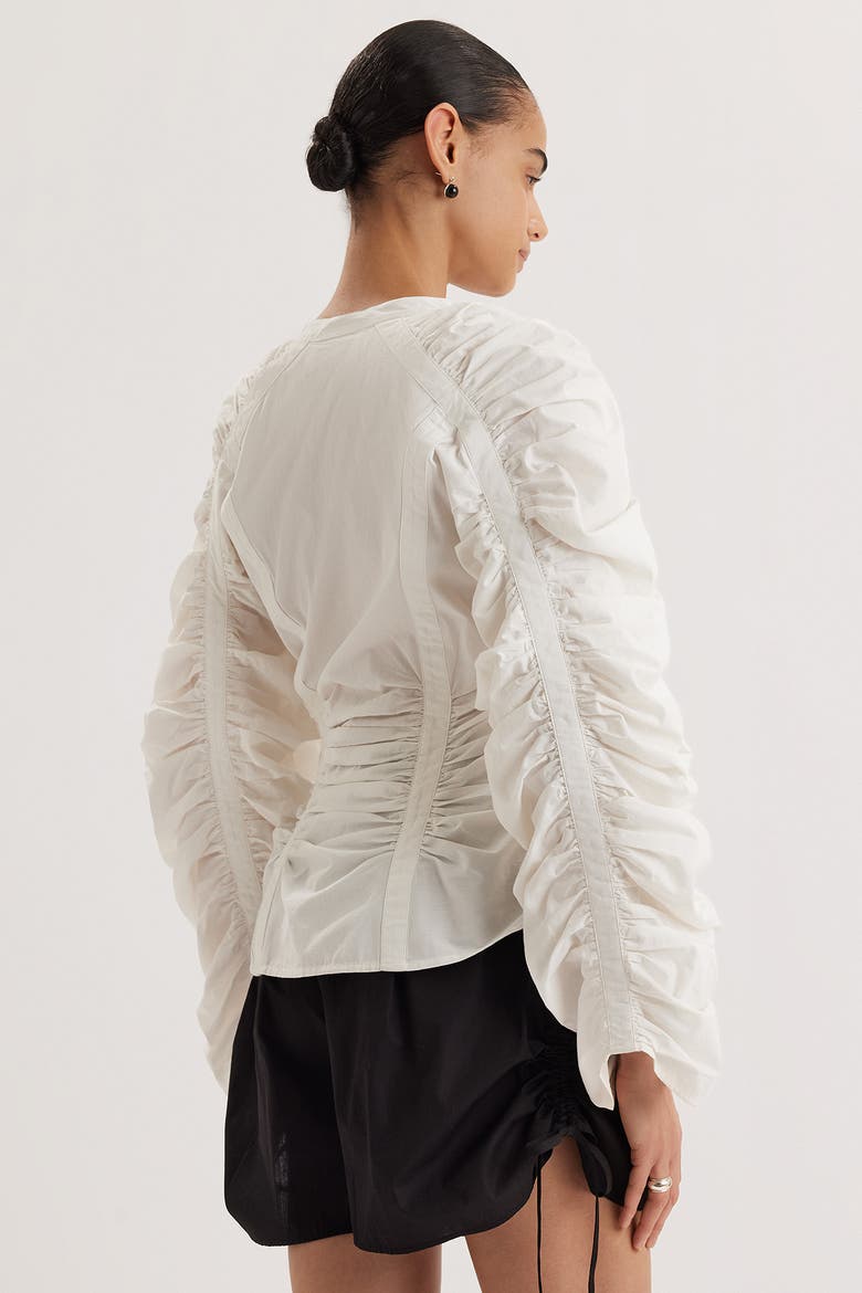 Meera Top, Alternate, color, White